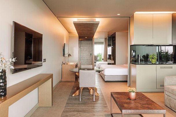 Saccharum Resort - Wohnbeispiel Suite Innenhofblick (Zimmercodierung WB1)