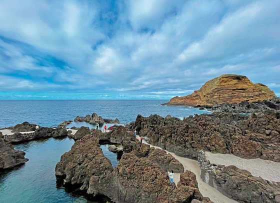 Rund um Madeira - Naturschwimmbad, Porto Moniz