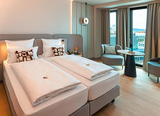 ATLANTIC Hotel Frankfurt - Wohnbeispiel Doppelzimmer Komfort (Zimmercodierung DF1)