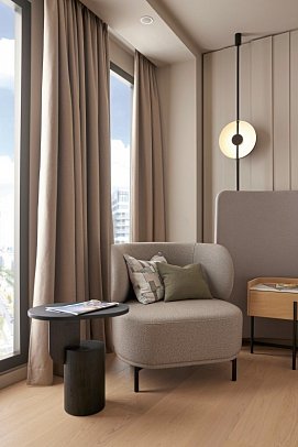 ATLANTIC Hotel Frankfurt - Wohnbeispiel Doppelzimmer Komfort (Zimmercodierung DF1)