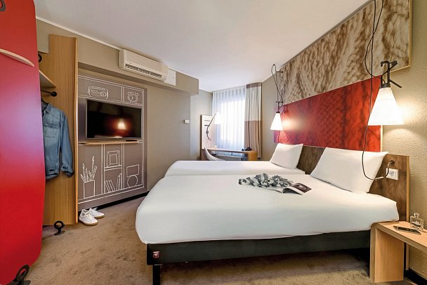 ibis Frankfurt Centrum Hotel - Wohnbeispiel Doppelzimmer Superior (Zimmercodierung DS1)