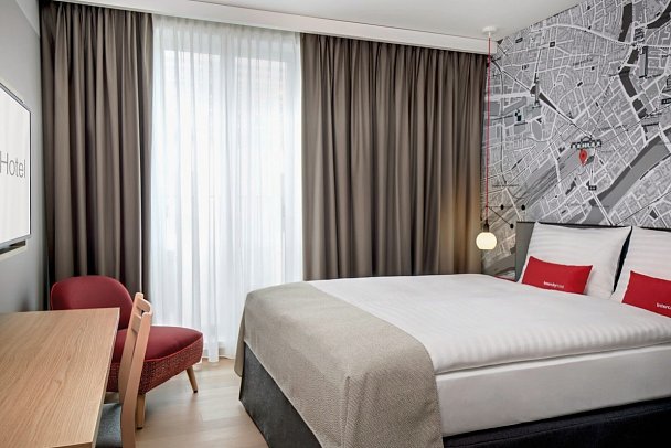 IntercityHotel Frankfurt Hauptbahnhof Süd - Wohnbeispiel Doppelzimmer (Zimmercodierungen DB1 & DC1)