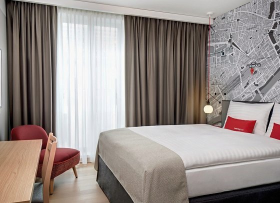 IntercityHotel Frankfurt Hauptbahnhof Süd - Wohnbeispiel Doppelzimmer (Zimmercodierungen DB1 & DC1)
