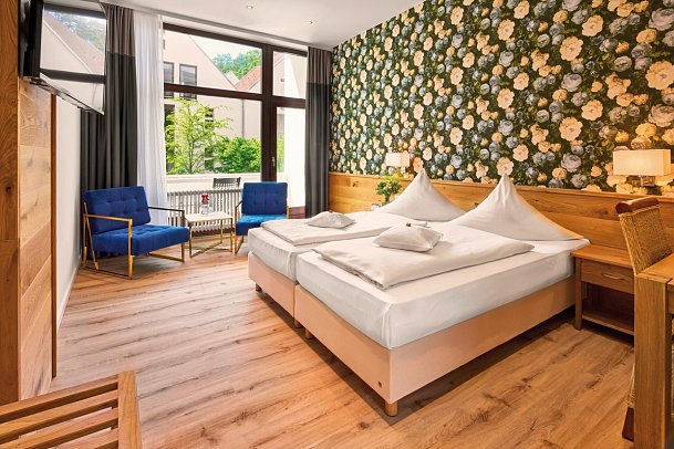 Hotel Gersfelder Hof - Wohnbeispiel Doppelzimmer (Zimmercodierung DB1)