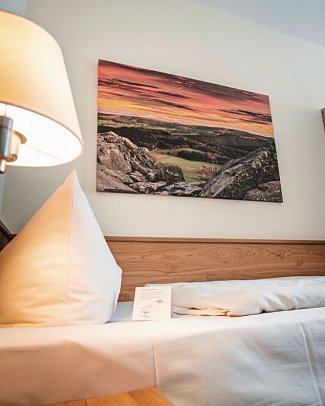 Hotel Gersfelder Hof - Wohnbeispiel Einzelzimmer (Zimmercodierung EB1)