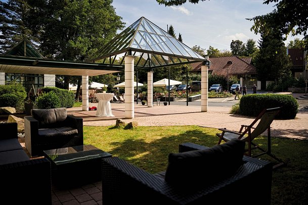 Hotel Gersfelder Hof - Sitzgelegenheiten Außenbereich