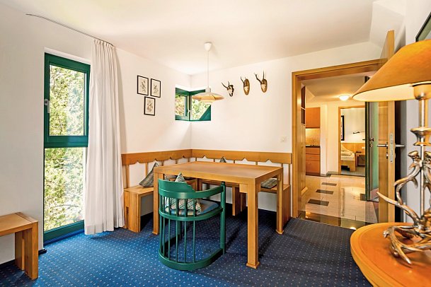Hotel Gersfelder Hof - Wohnbeispiel Appartement 1 Schlafzimmer Familie (Zimmercodierung AB1)