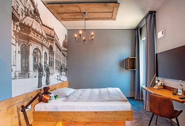 tinyTwice Hotel Wiesbaden - Wohnbeispiel Doppelzimmer COSY (Zimmercodierung DB1)