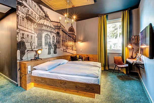 tinyTwice Hotel Wiesbaden - Wohnbeispiel (Zimmercodierung DB1)