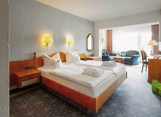 Göbel's Landhotel Willingen - Wohnbeispiel Doppelzimmer Deluxe (Zimmercodierung DD1)