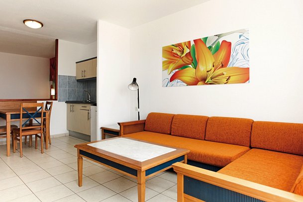 Palm Garden - Wohnbeispiel Appartement Meerblick (Zimmercodierung ABM)