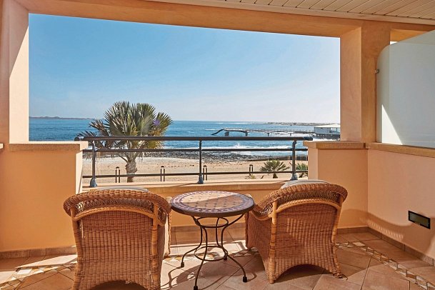 Secrets Bahía Real Resort & Spa - Wohnbeispiel Juniorsuite Deluxe Meerblick (Zimmercodierung J1M)