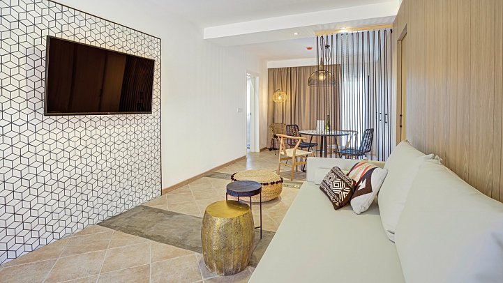 Hotel Arena Castillo - Wohnbeispiel Appartement Familien (Zimmercodierung AB2)