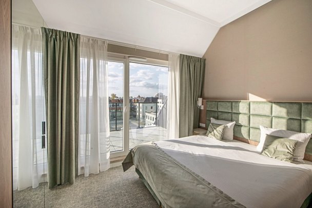 Aqua Resort - Wohnbeispiel Doppelzimmer (Zimmercodierungen DB1, DB2 & DC1)