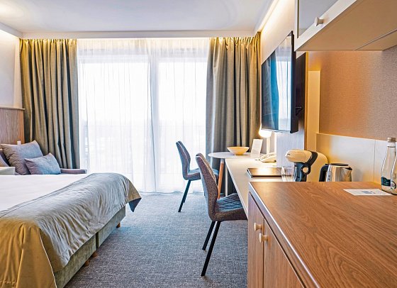 Aqua Resort - Wohnbeispiel Doppelzimmer (Zimmercodierungen DB1, DB2 & DC1)