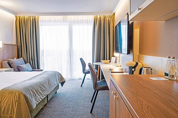 Aqua Resort - Wohnbeispiel Doppelzimmer (Zimmercodierungen DB1, DB2 & DC1)