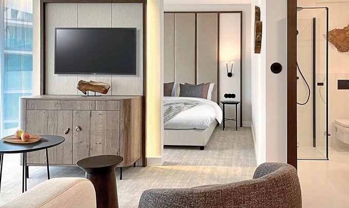 Wave Miedzyzdroje Resort & Spa - Wohnbeispiel Apt. 1 Schlafzimmer Standard (Zimmercodierungen AP1, AG1, AG3, AG4 & AC1)