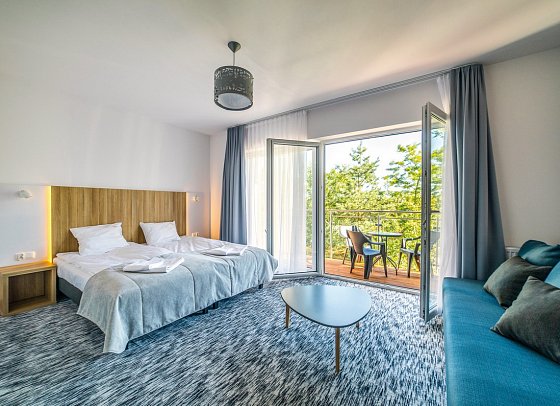Wydma Resort Medi & Spa - Wohnbeispiel Doppelzimmer Komfort (Zimmercodierungen DF1 & FB2)