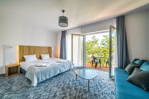 Wydma Resort Medi & Spa - Wohnbeispiel Doppelzimmer Komfort (Zimmercodierungen DF1 & FB2)