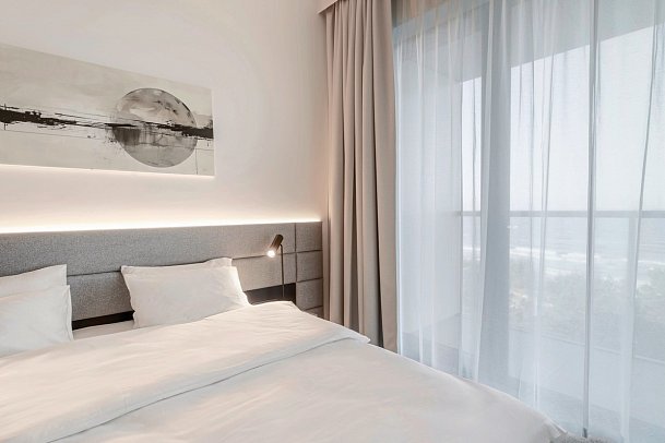 Hotel Shellter Resort & Spa - Wohnbeispiel Doppelzimmer Standard mit Meerblick (Zimmercodierung DGM)