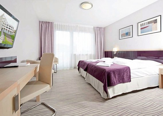 Interferie Medical Spa - Wohnbeispiel Doppelzimmer mit Balkon (Zimmercodierungen DE1, DB1, DB4 & DX2)