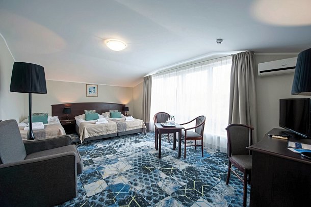 Sandra Spa - Wohnbeispiel Familienzimmer Economy Classic im Gebäude Sandra (Zimmercodierung FE1)