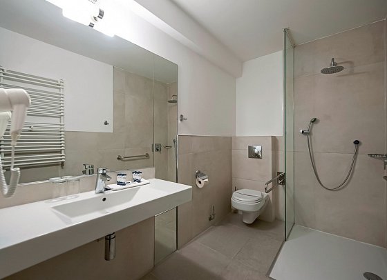 Sandra SPA Pogorzelica - Wohnbeispiel Familienzimmer Economy Classic im Gebäude Sandra (Zimmercodierung FE1)