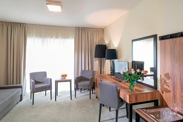 Sandra Spa Pogorzelica - Wohnbeispiel Bungalow für 4-6 Personen (Zimmercodierung BB2)