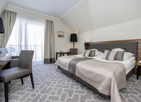 Sandra SPA Pogorzelica - Wohnbeispiel Doppelzimmer im Gebäude Sandra (Zimmercodierungen DP1, DB1, DB3 & DC1)