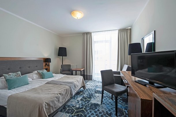 Sandra Spa Pogorzelica - Wohnbeispiel Doppelzimmer zur Alleinnutzung im Gebäude Sandra Spa (Zimmercodierung DB4)