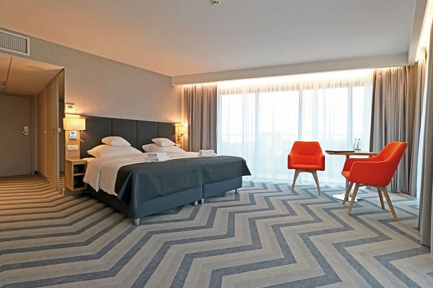 Hamilton - Wohnbeispiel Doppelzimmer Deluxe (Zimmercodierungen DD3, DD4, DD5, DD6, DD7 & FV1)