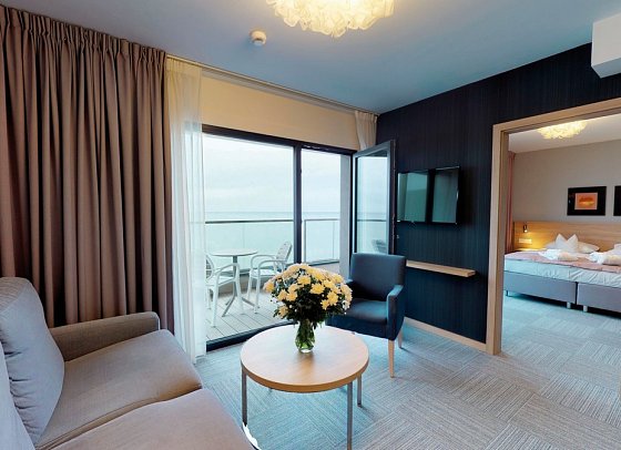 Baltivia Sea Resort - Wohnbeispiel Suite (Zimmercodierung WB1)
