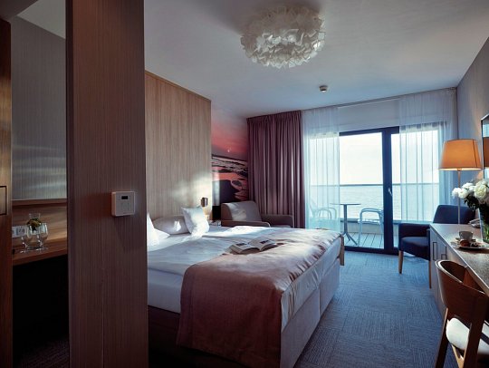 Baltivia Baltic Sea Resort - Wohnbeispiel Doppelzimmer Standard Meerblick (Zimmercodierung DGM)