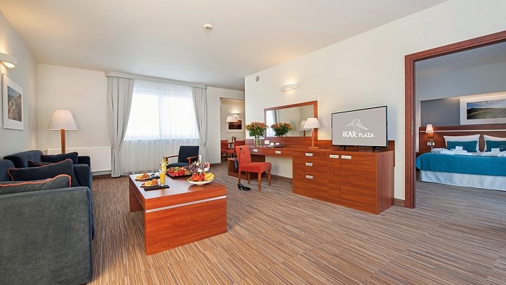 Ikar Plaza - Wohnbeispiel Appartement 1 Schlafzimmer (Zimmercodierung AB1)