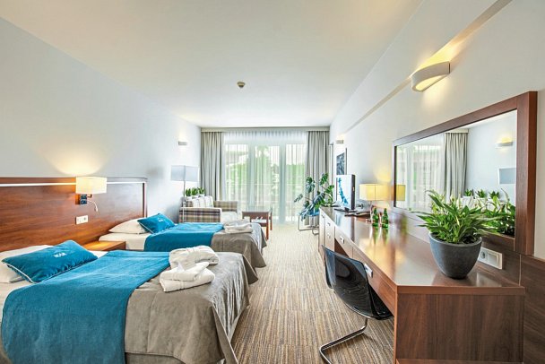 Ikar Plaza - Wohnbeispiel Doppelzimmer (Zimmercodierungen DP1, DB1, DB2 & DC1)