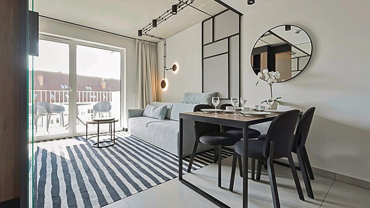 Green Port Apartamenty by VacationClub - Wohnbeispiel Appartement Standard (Zimmercodierungen AG1 & AG2)