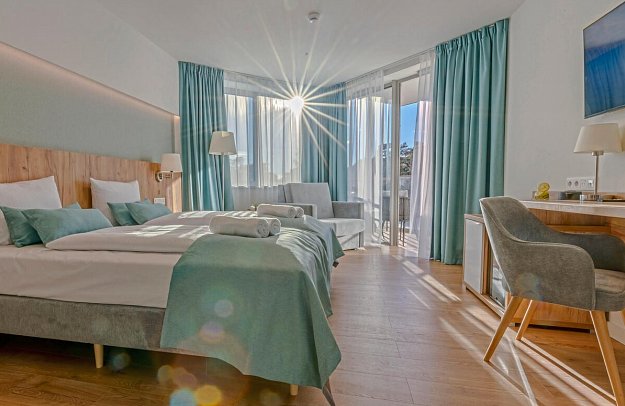 Pinea Resort - Wohnbeispiel Premium Zimmer (Zimmercodierung DM1)