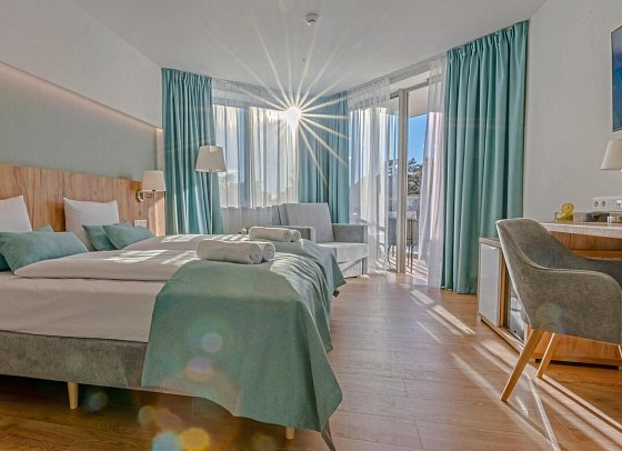 Pinea Resort - Wohnbeispiel Premium Zimmer (Zimmercodierung DM1)