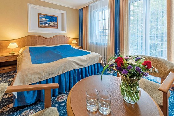 Polaris - Wohnbeispiel Doppelzimmer Standard mit Balkon (Zimmercodierung DG1)