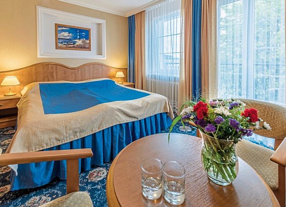 Polaris - Wohnbeispiel Doppelzimmer Standard mit Balkon (Zimmercodierung DG1)