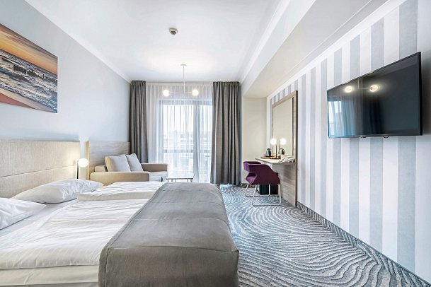 Leda Spa - Wohnbeispiel Doppelzimmer (Zimmercodierungen DP1, DB1, DB3, DX1 & DX2)