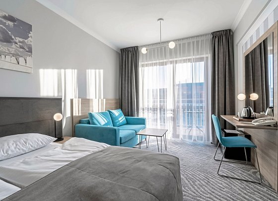 Leda Spa - Wohnbeispiel Doppelzimmer (Zimmercodierungen DP1, DB1, DB3, DX1 & DX2)