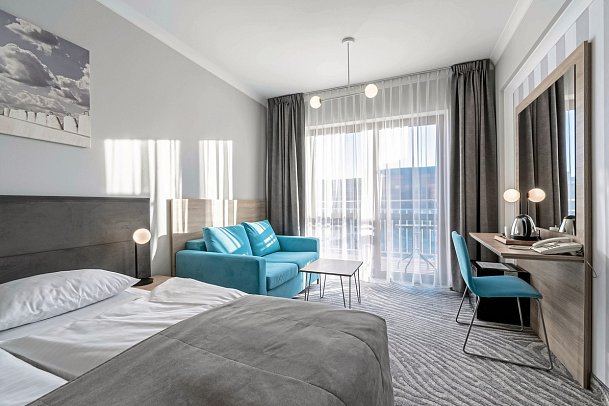 Leda Spa - Wohnbeispiel Doppelzimmer (Zimmercodierungen DP1, DB1, DB3, DX1 & DX2)