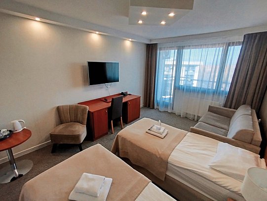 Arka Medical SPA - Wohnbeispiel Doppelzimmer Komfort (Zimmercodierungen DF4, DF5, DX3 & DX4)