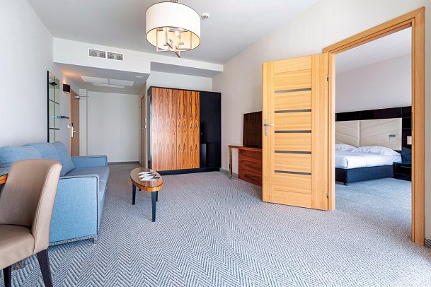 Diune Hotel & Resort - Wohnbeispiel Apt. 1 Schlafzimmer Meerseite (Zimmercodierung ABC)