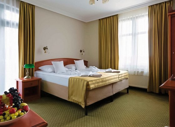 Hotel Lambert Medical Spa - Wohnbeispiel Doppelzimmer Economy Altbau (Zimmercodierungen DE1 & DC1)