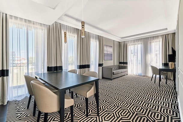 Baltic Park Fort - Wohnbeispiel Appartement Lux seitl. Meerblick (Zimmercodierung AB3)