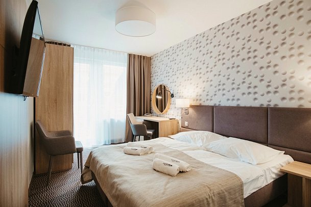 Akces Medical Spa - Wohnbeispiel Doppelzimmer Standard Nebengebäude (Zimmercodierungen DP2, DB4 & DB5)