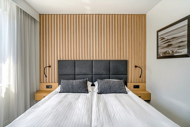 Shuum Boutique Wellness Hotel - Wohnbeispiel Doppelzimmer Standard Economy (Zimmercodierung DE1)