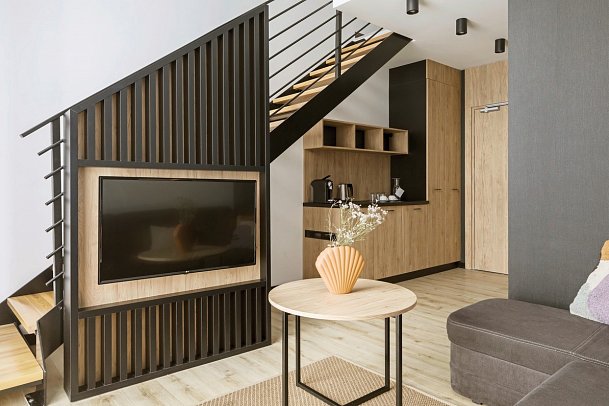 Saltic Resort & SPA - Wohnbeispiel Appartement 1 Schlafzimmer auf 2 Ebenen (Zimmercodierung AB1)